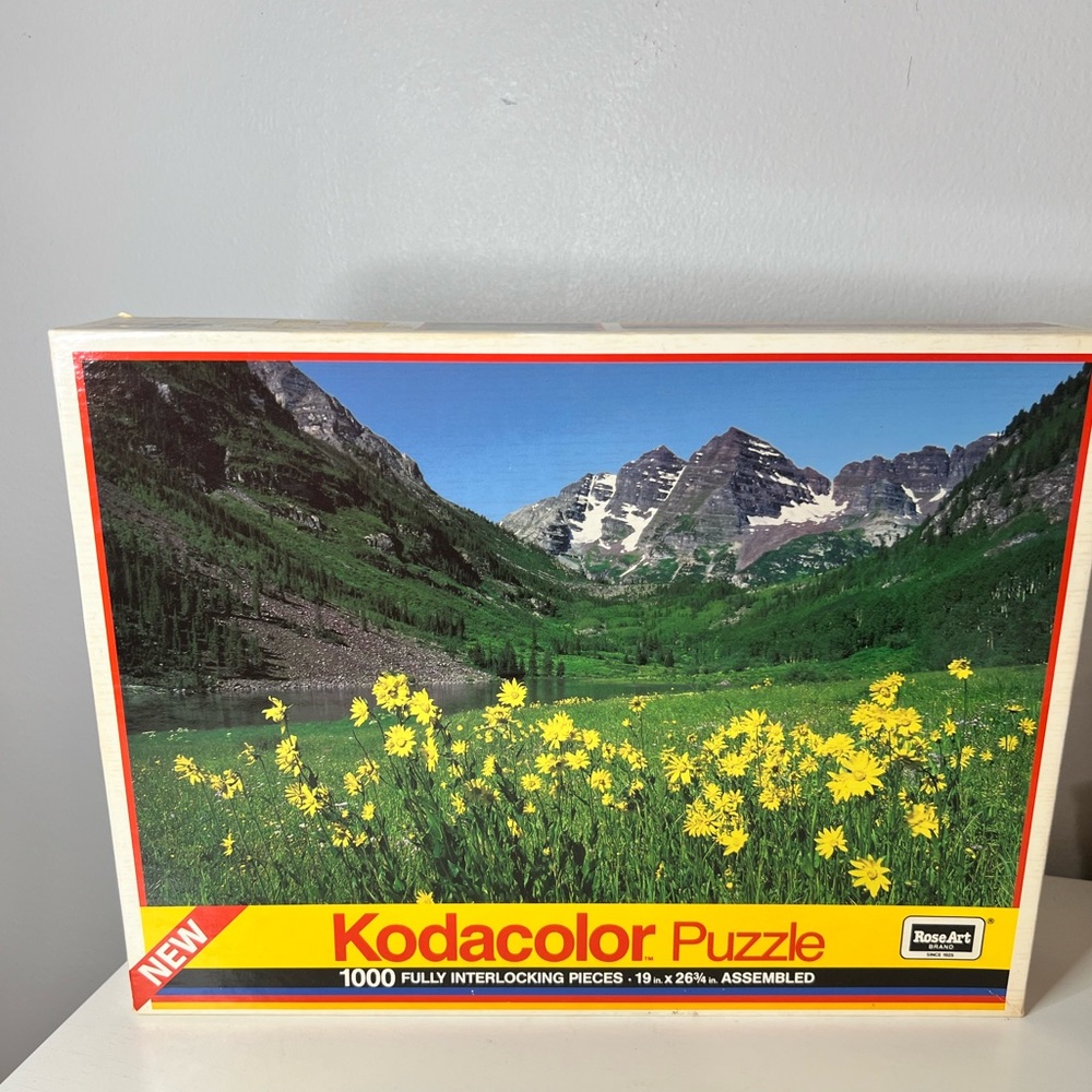 Unopened 1989 vintage Kodakcolor puzzle
